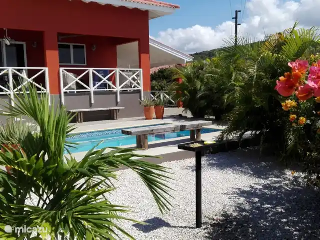 Soño Karibe avec piscine et intimité | Curaçao, Banda Abou (ouest), Fontein - villa Notre étain fait 800 M2 et offre beaucoup d'intimité !!!