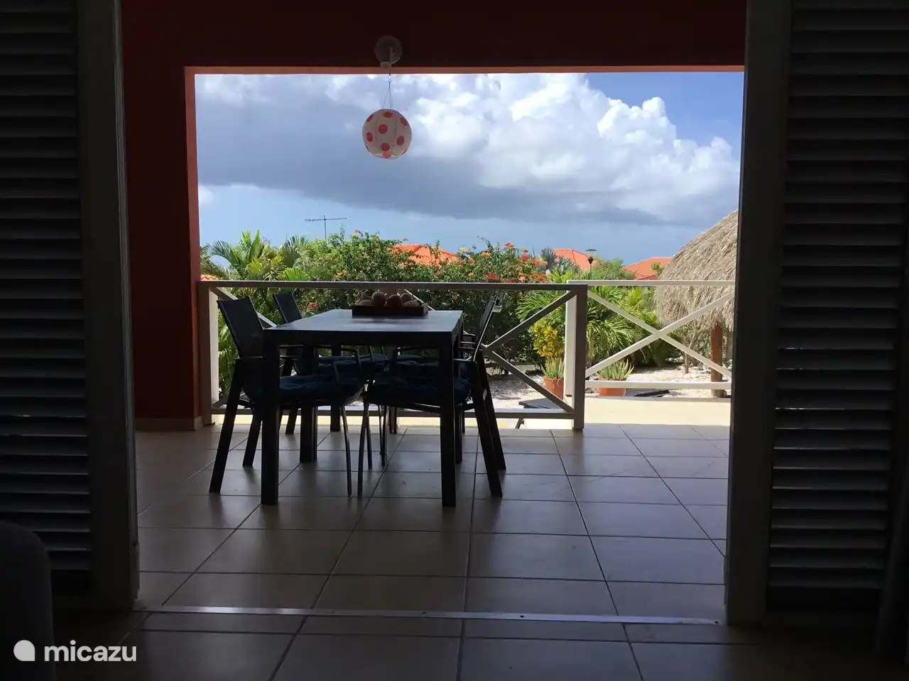 Back porch from the living room