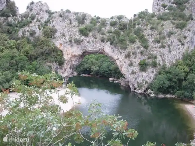 villa huren in Frankrijk, Ardèche, Vallon-Pont-d'Arc – Villa Marron 47 De bekende natuurlijke brug in Vallon pont d'Arc.