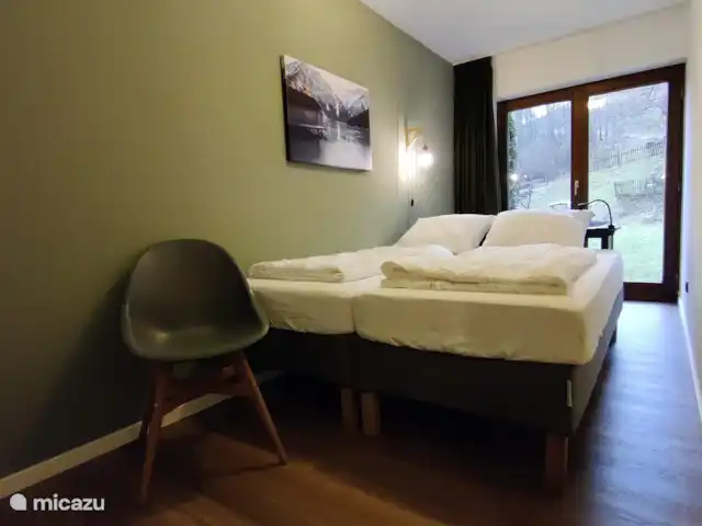 Location de Vacances Allemagne, Sauerland, Elpe, appartement - Hochsauerland Elpe Flussblick Chambre avec lit double