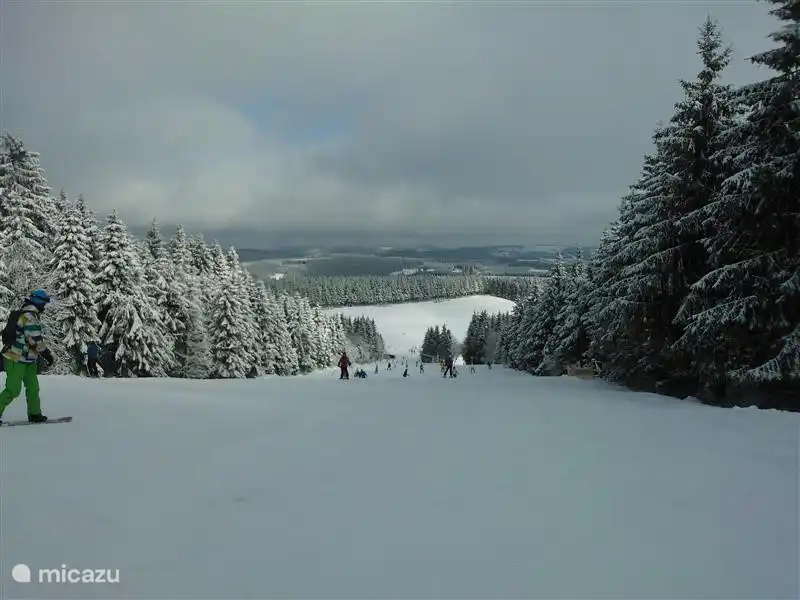 In winter you can ski on, especially the large area of ??Winterberg (26 lifts) is very popular and only 9km from the apartment