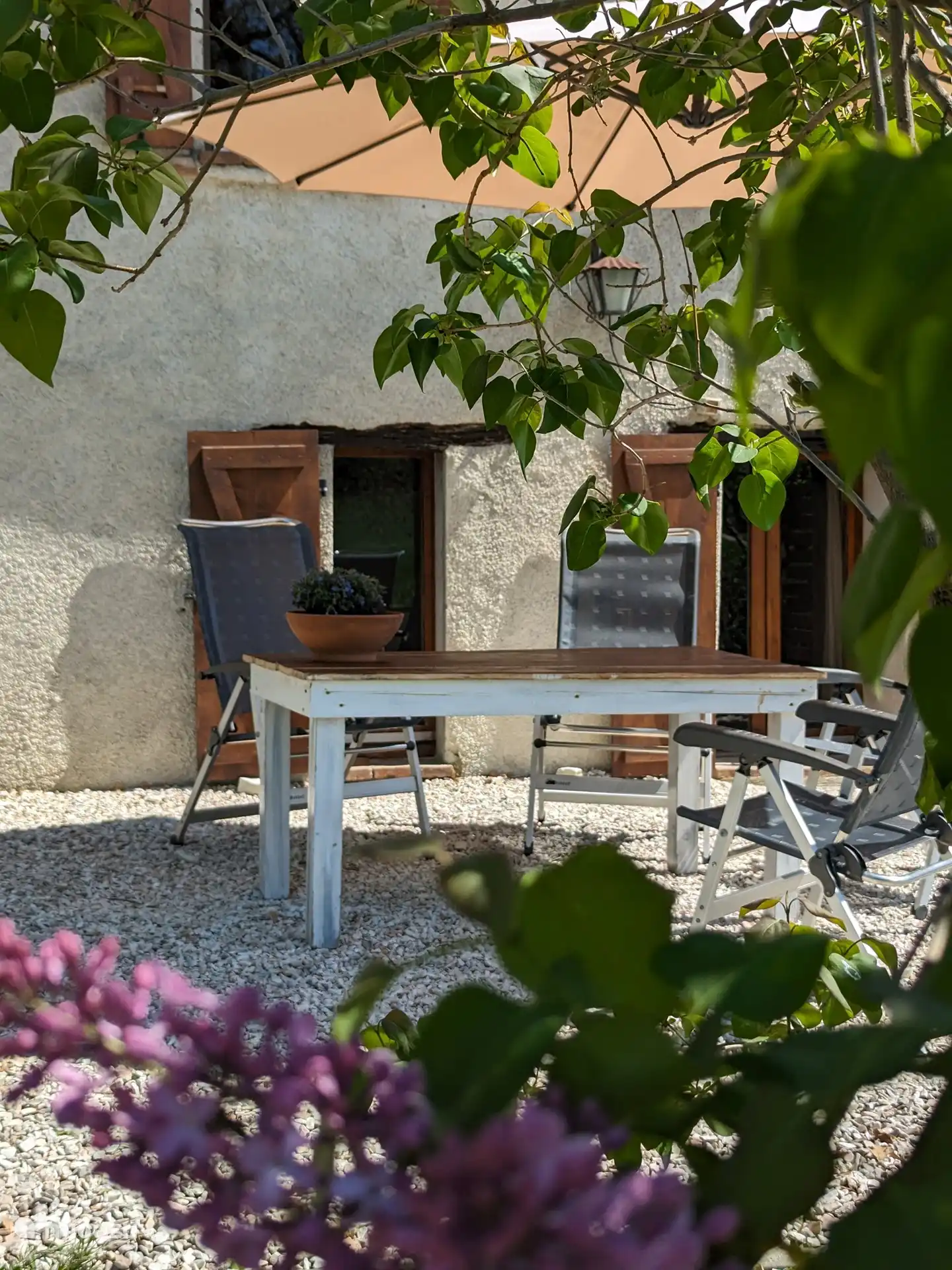 Terraza privada con impresionantes vistas.