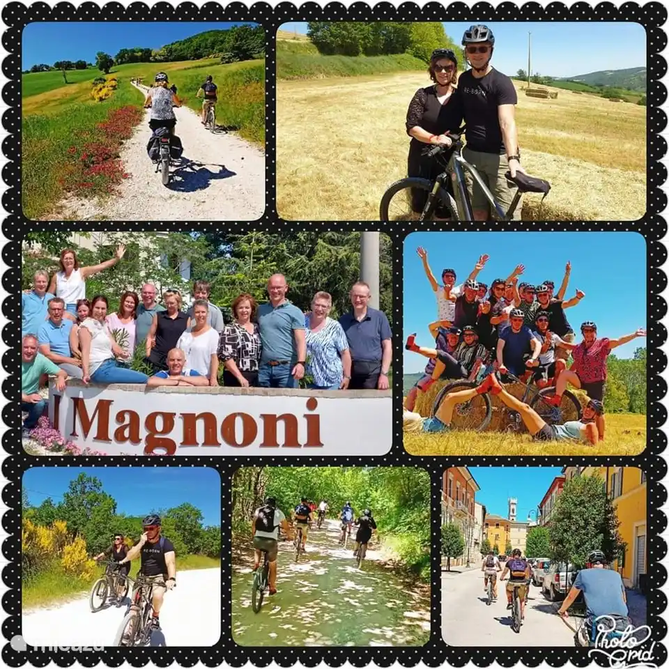 Un fin de semana en la bicicleta eléctrica con un grupo de amigos también es una posibilidad