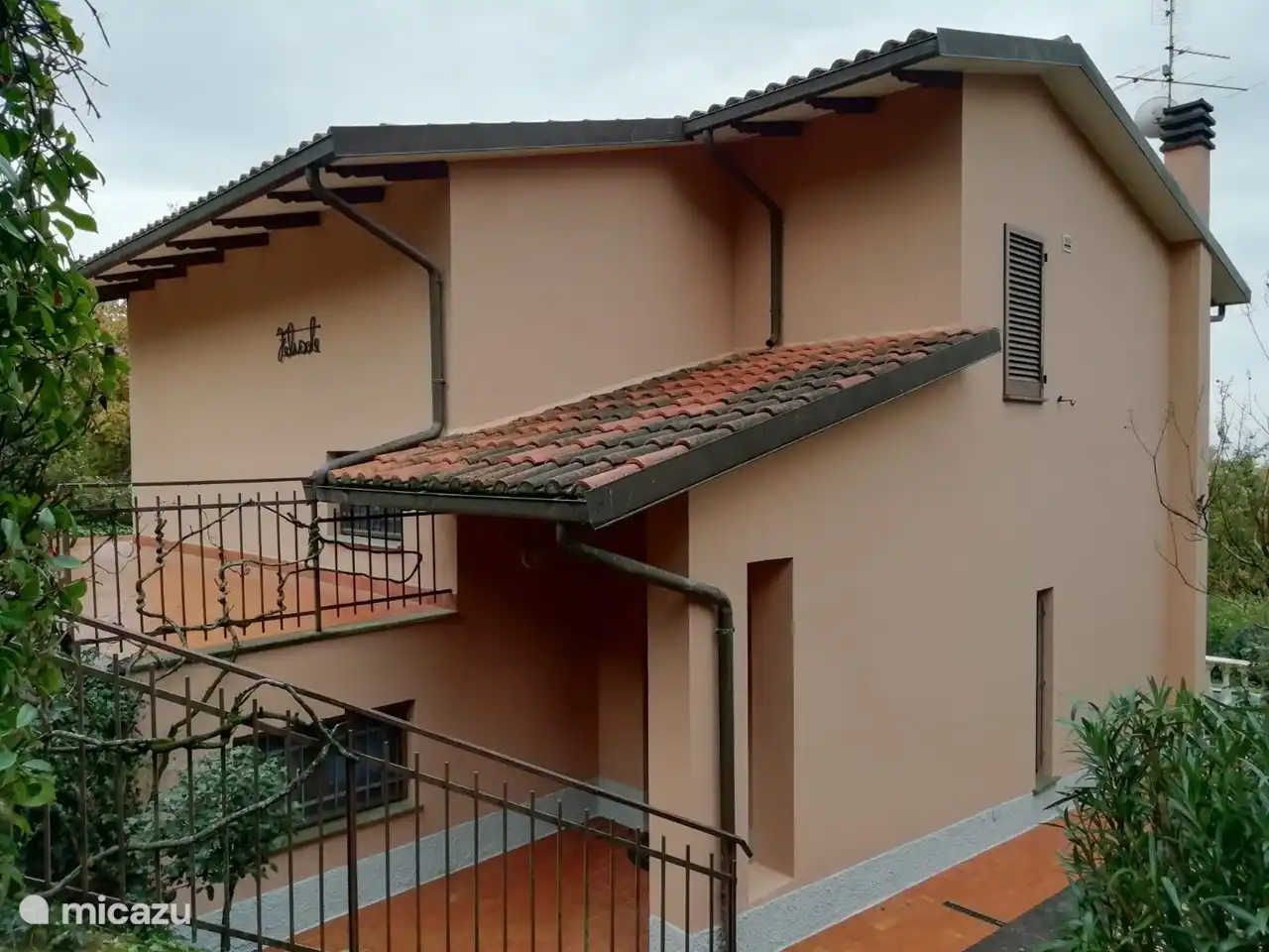 Entrance to the house