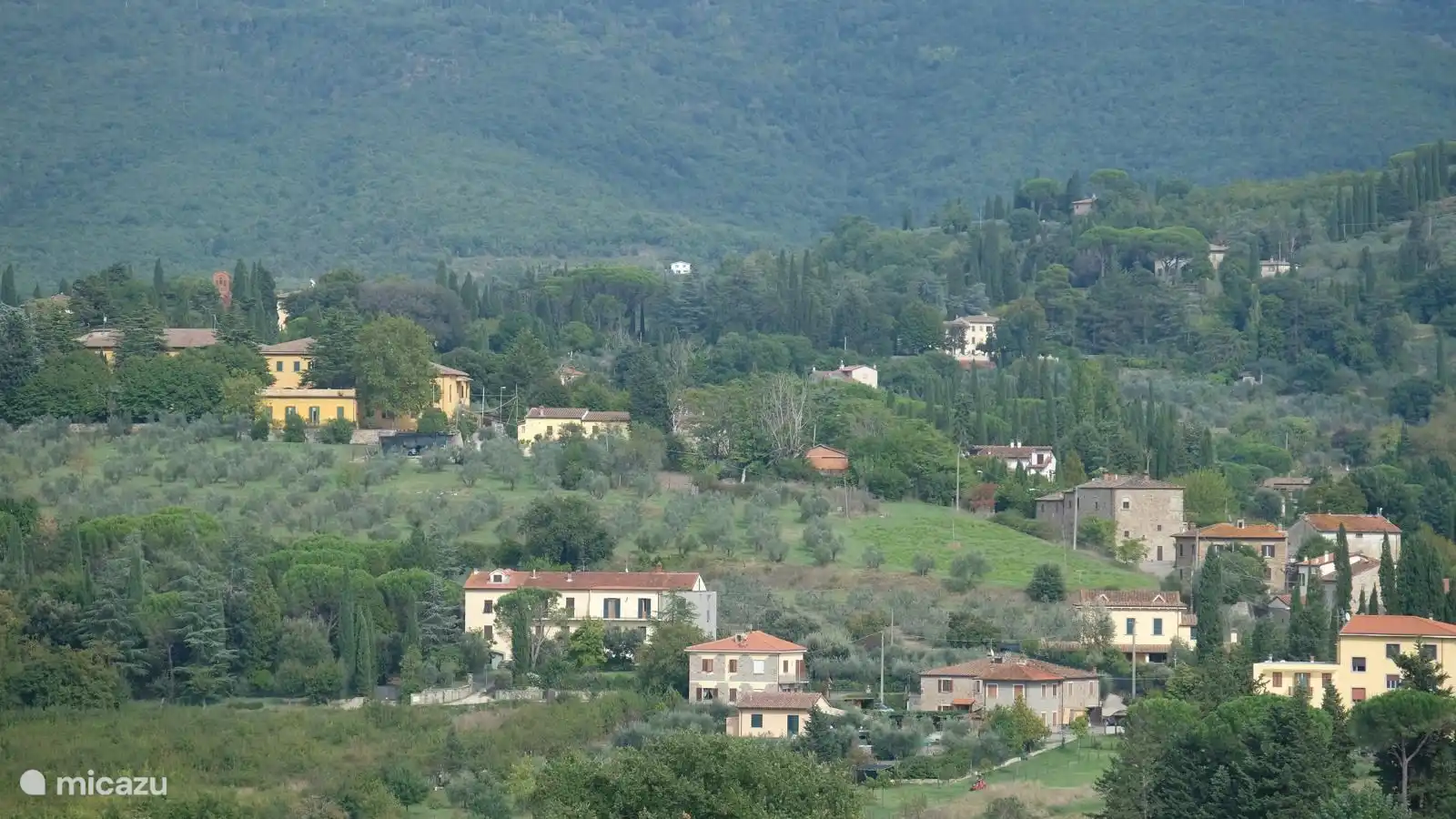 These are the undulating hills (le colline) around the lake. 