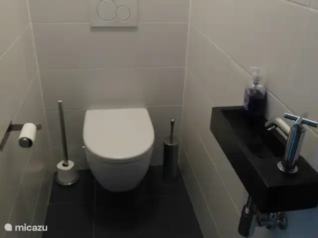 Mezennest 79 | Pays-Bas, Gueldre, Nunspeet - bungalow Dans le hall se trouve un WC séparé avec lavabo.