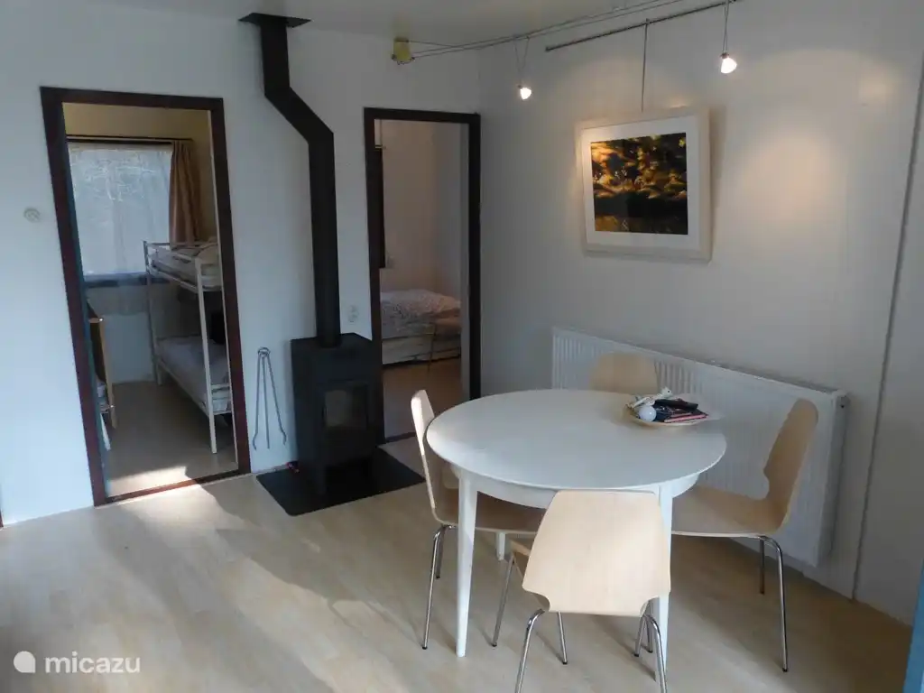 Der Holzofen, sehr gemütlich und attraktiv!