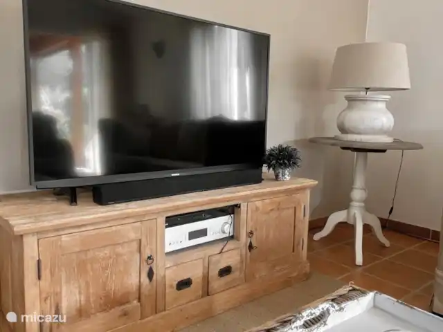 Villa Le Sanglier, met privé zwembad huren in Frankrijk, Ardèche, Vallon-Pont-d'Arc - villa woonkamer met tv