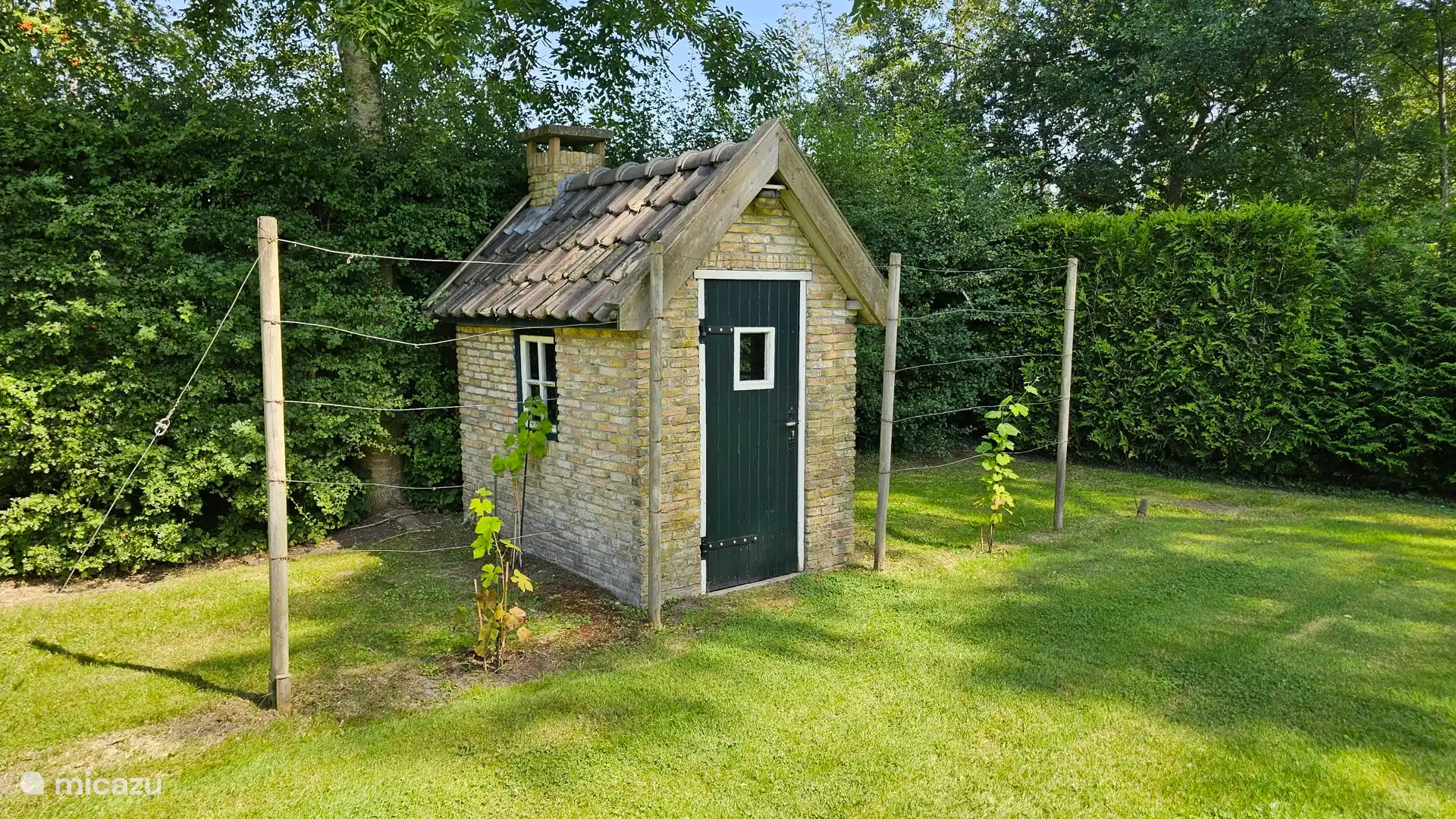 Bicycle shed (boiler house where people used to do the laundry)