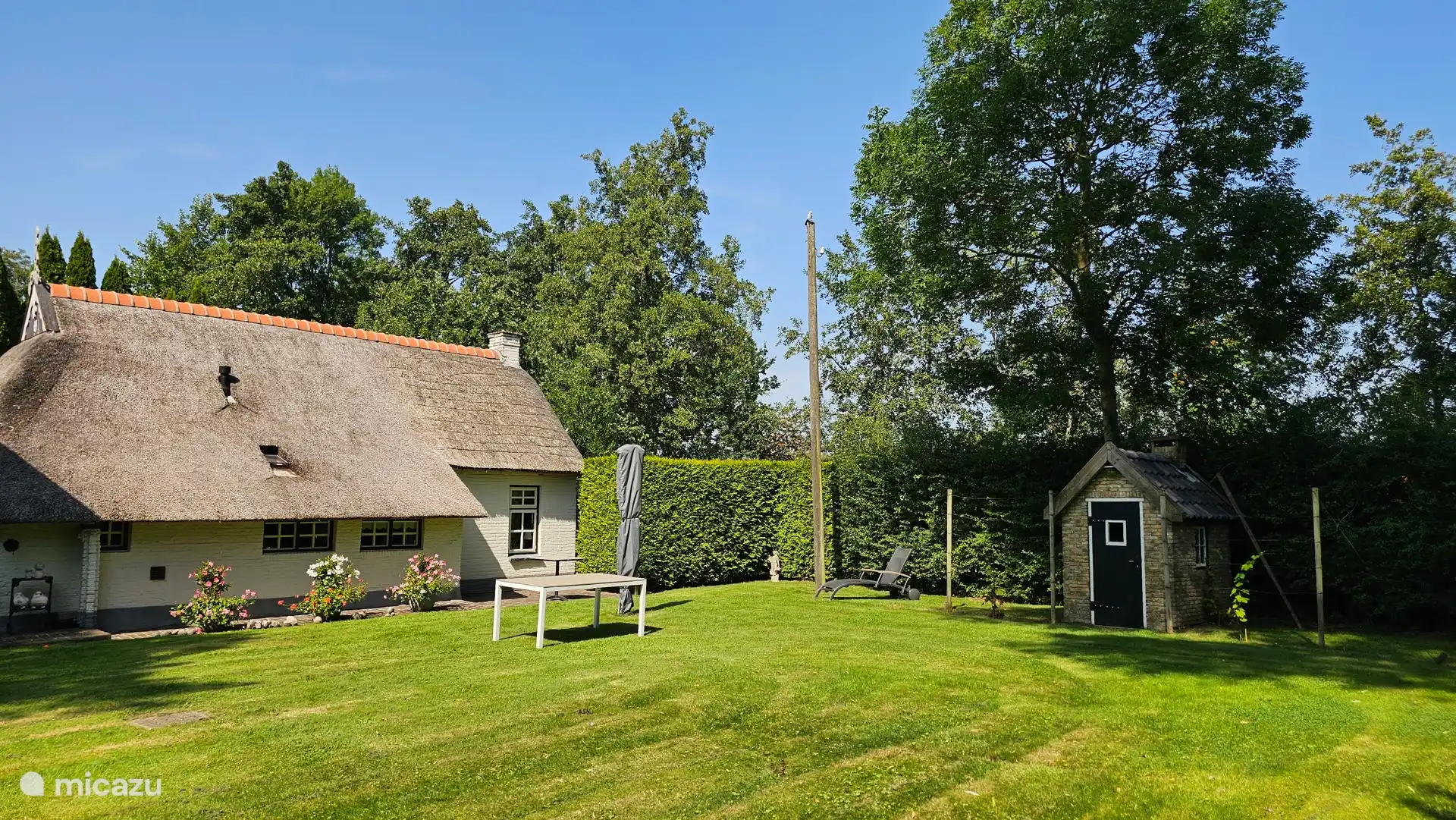 Garden (garden chairs in the bicycle shed)
