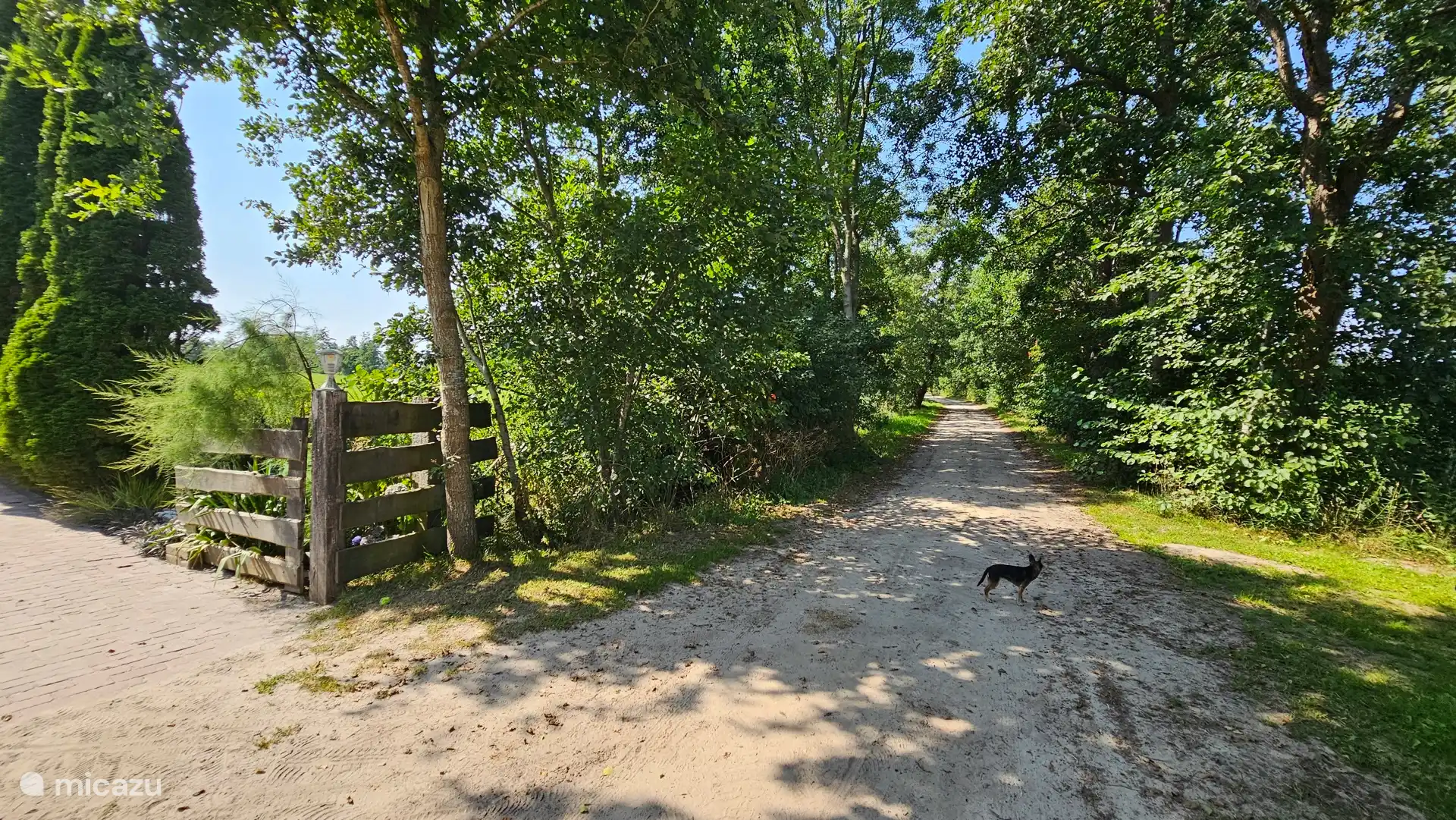 Arrival point for our cottage