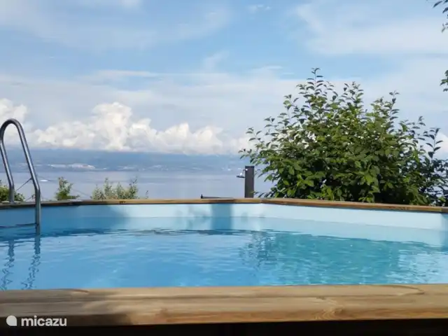 Villa Kyra - apartamento 1 en Croacia, Kvarner, Lovran - apartamento Piscina