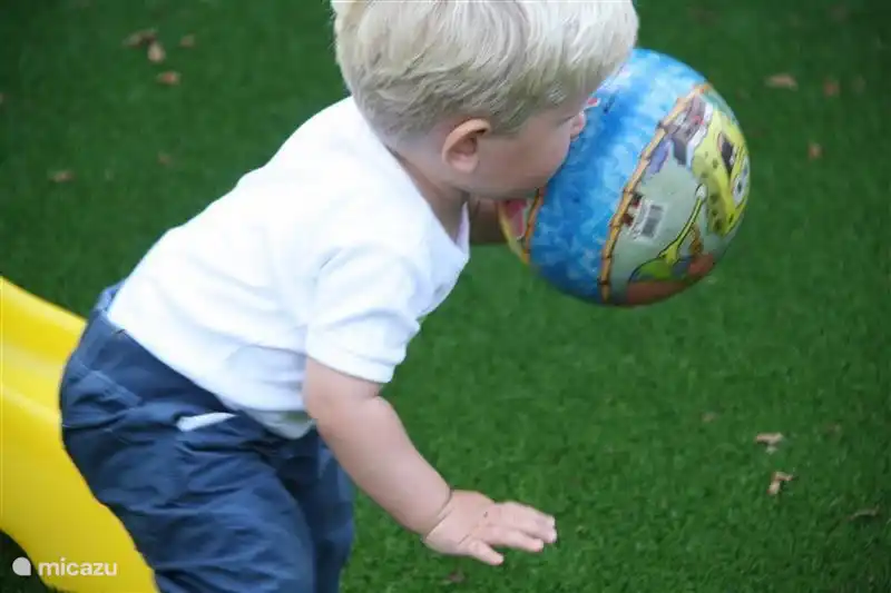 Bosluwte is zeer geschikt voor kinderen. Nagenoeg geen auto's, ruimte om de bungalow.