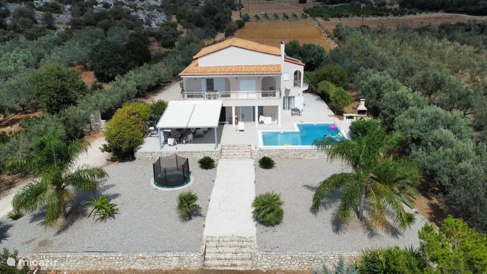 Luxus Ferienvilla Livadia in Griechenland, Peloponnes, Kantia - villa