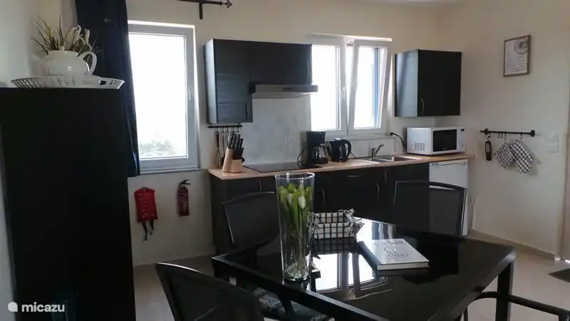 Open fully equipped kitchen