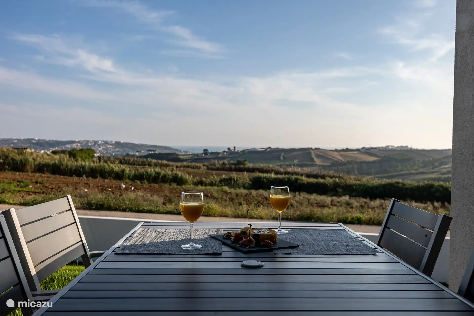 Enjoy the beautiful view from your private terrace