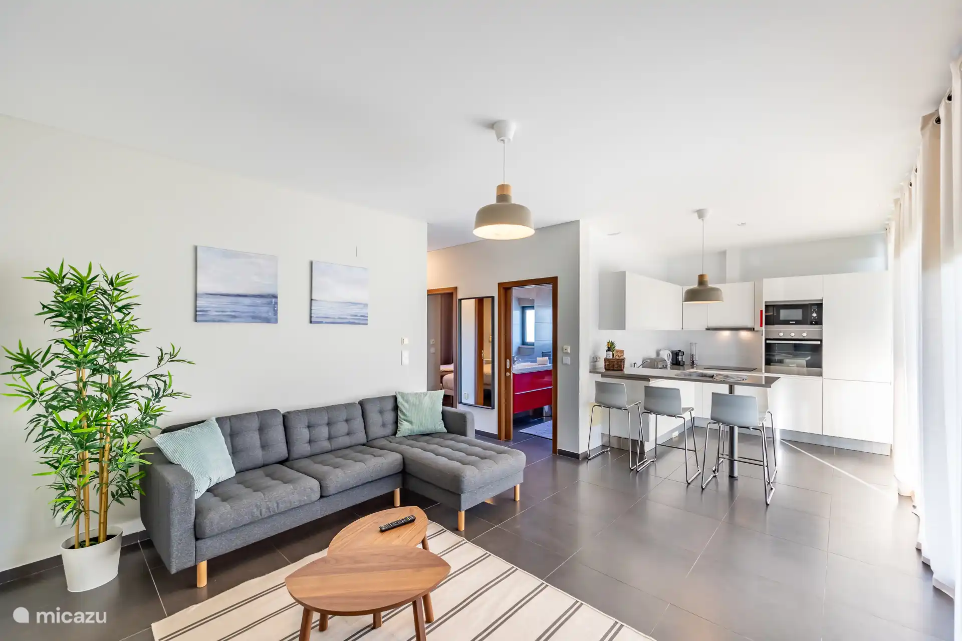 Living room with lounge sofa