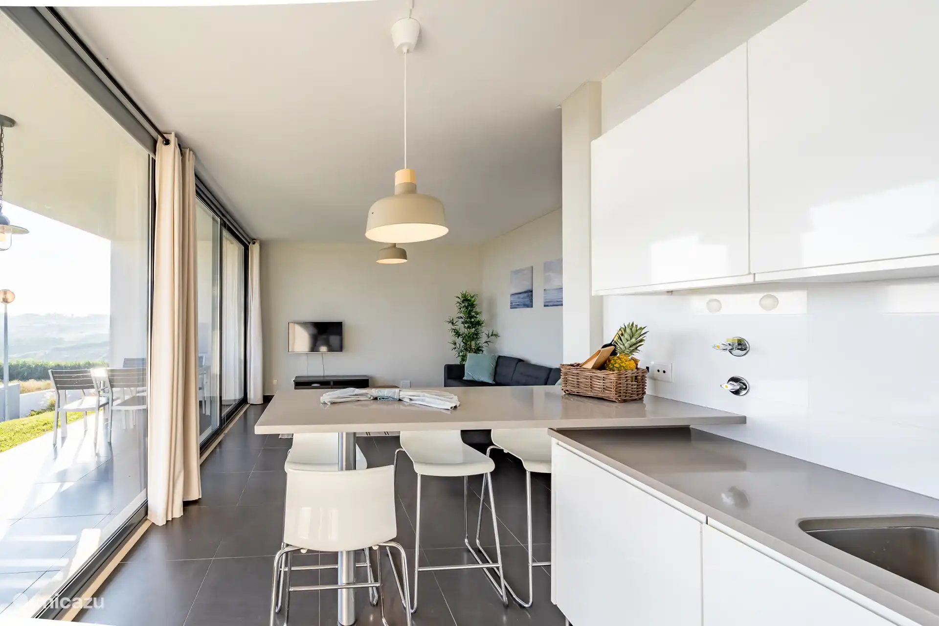 Kitchen with dining area