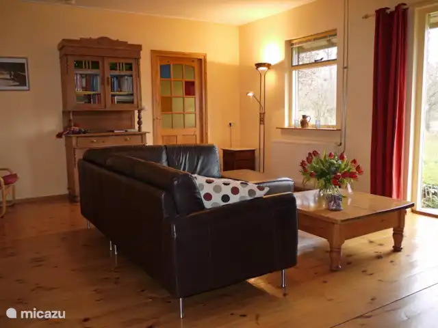 Bungalow Rural Privado de Vacaciones Ov en Países Bajos, Overijssel, Hardenberg - bungaló La sala de estar
