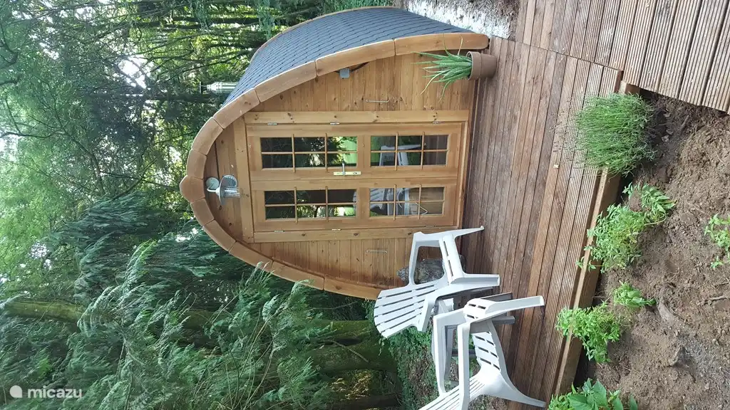 notre sauna au feu de bois