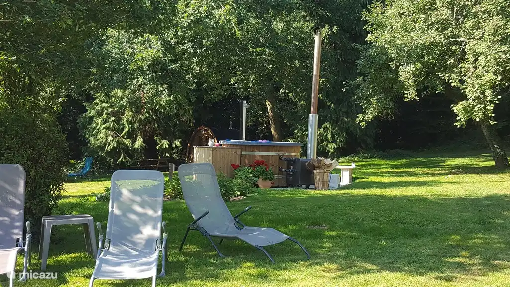 le spa au feu de bois pour une super expérience sous les étoiles !!!