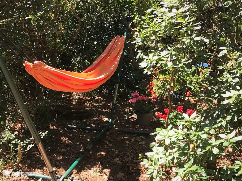 De hangmatontbreekt niet ;) 