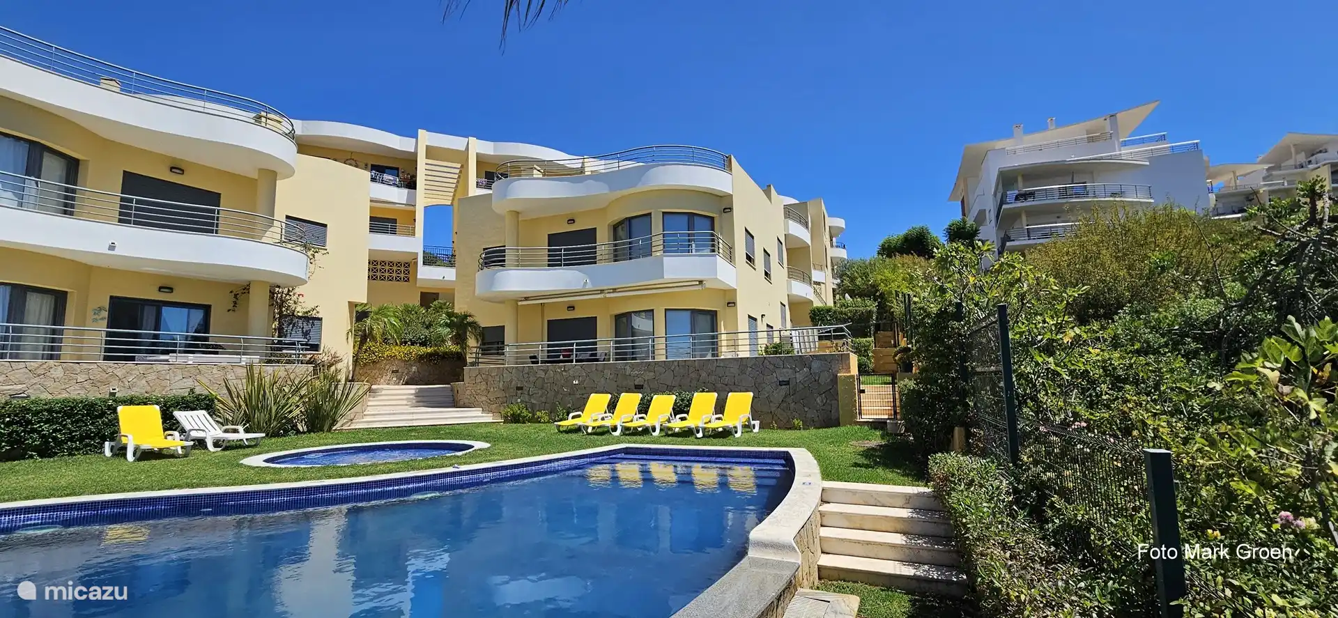 Piscine avec terrasse