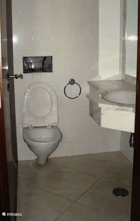 Les toilettes invités à l'entrée.