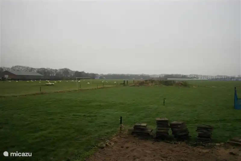 The panoramic view from the living room.