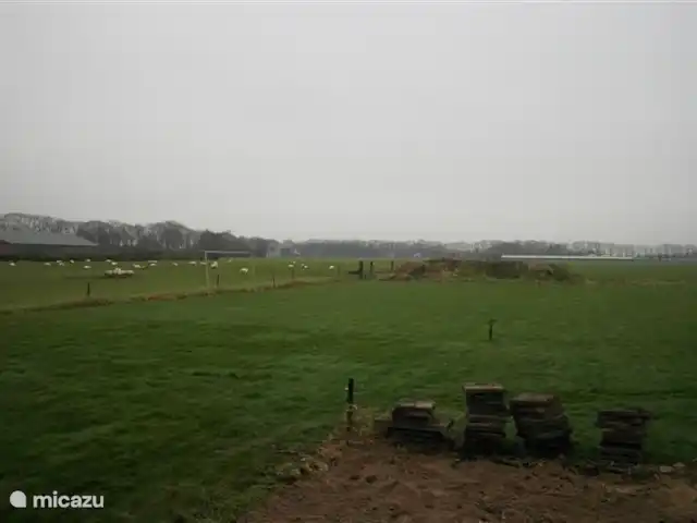 Les Vlaes | Pays-Bas, Brabant-Septentrional, Venhorst - maison de vacances La large vue depuis le salon.