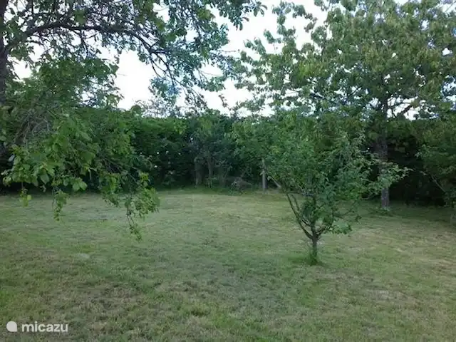 Gite Bleu, Ménil Vin, Normandie | France, Orne, Ménil-Vin - maison de vacances Cour arrière du Gîte Bleu, entièrement clôturée