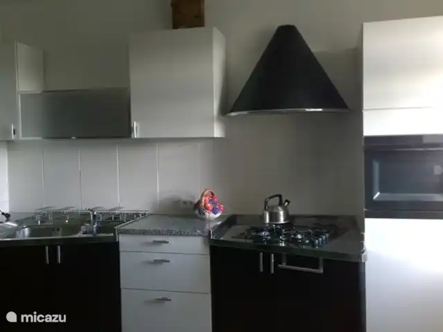 Gite Bleu, Ménil Vin, Normandie | France, Orne, Ménil-Vin - maison de vacances Séjour avec cuisine ouverte Gite Bleu