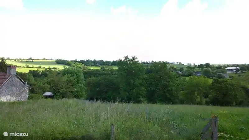 Uitzicht vanaf Gite Bleu