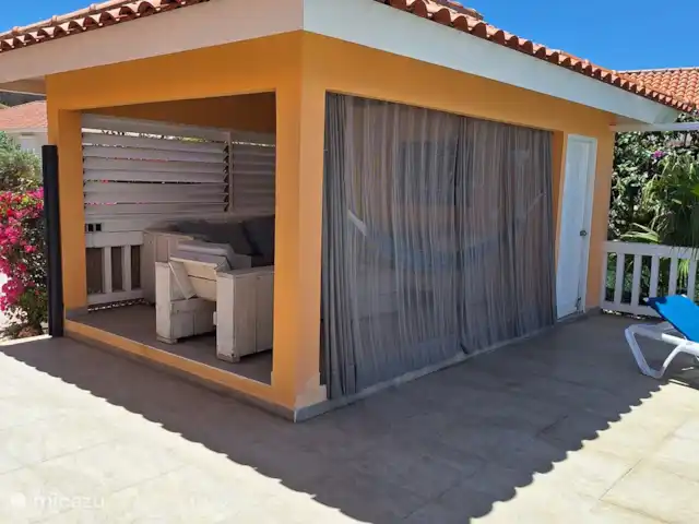 Villa Kas Tribon met privé zwembad huren in Curaçao, Banda Abou (west), Fontein - villa Heerlijk plekje in de schaduw