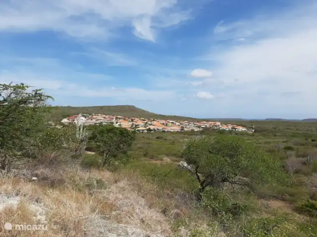 Villa Kas Tribon met privé zwembad huren in Curaçao, Banda Abou (west), Fontein - villa Villa park Fontein vanaf de berg.