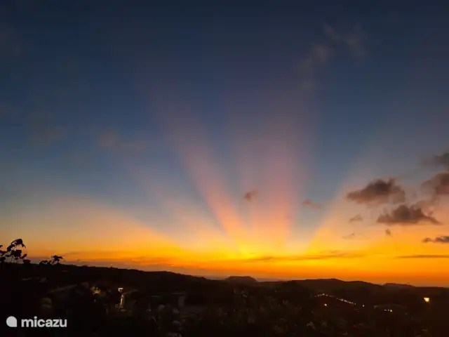 Villa Kas Tribon met privé zwembad huren in Curaçao, Banda Abou (west), Fontein - villa Mooie zonsondergang