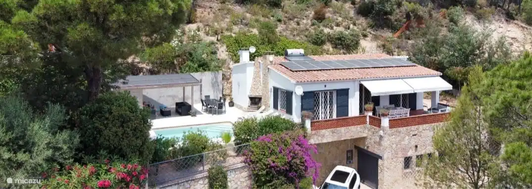 villa, Santa Cristina d'Aro, Costa Brava, Spanien - Schöne Villa mit Meerblick