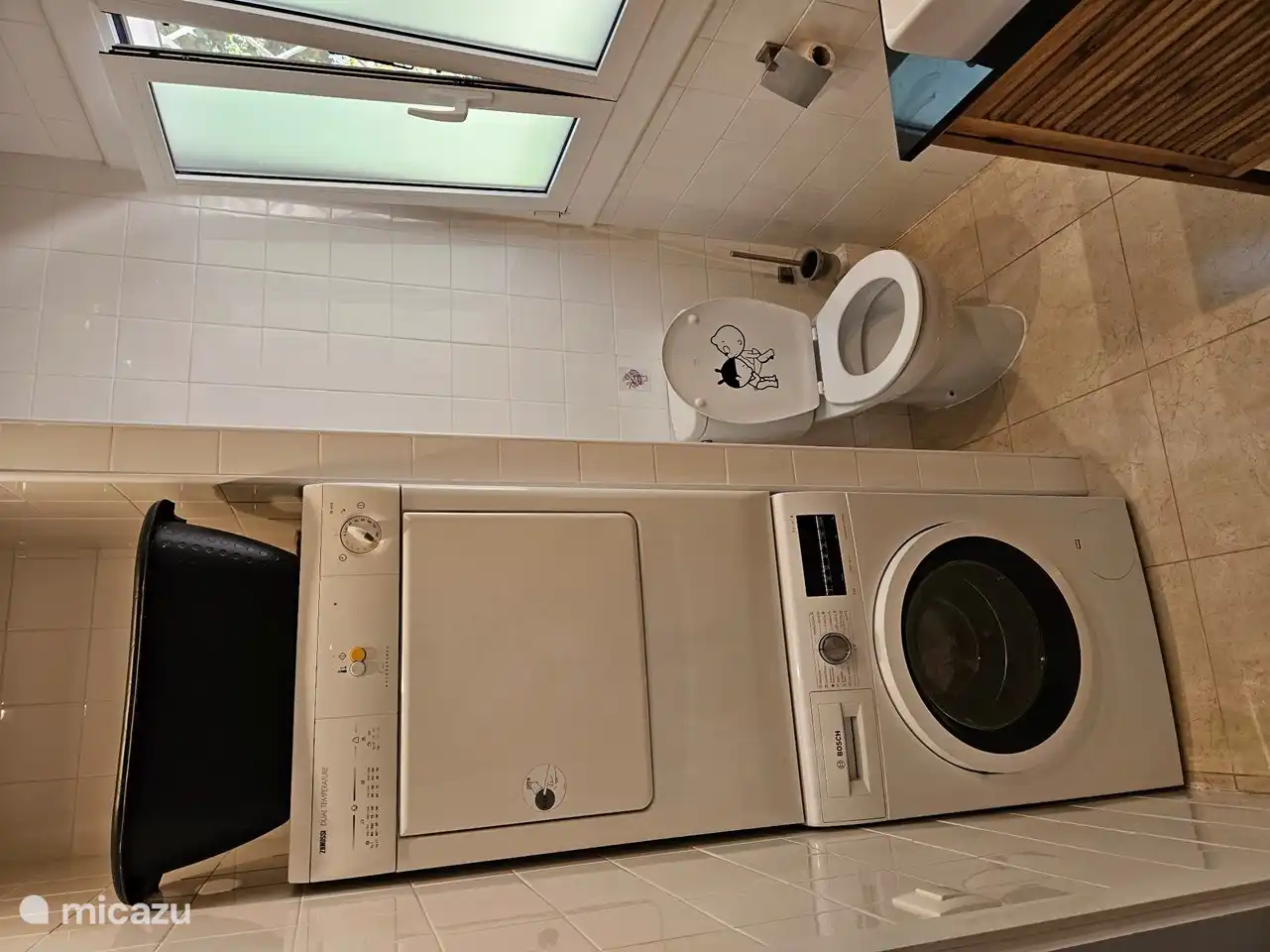 Waschmaschine und Trockner stehen unseren Gästen zur Verfügung