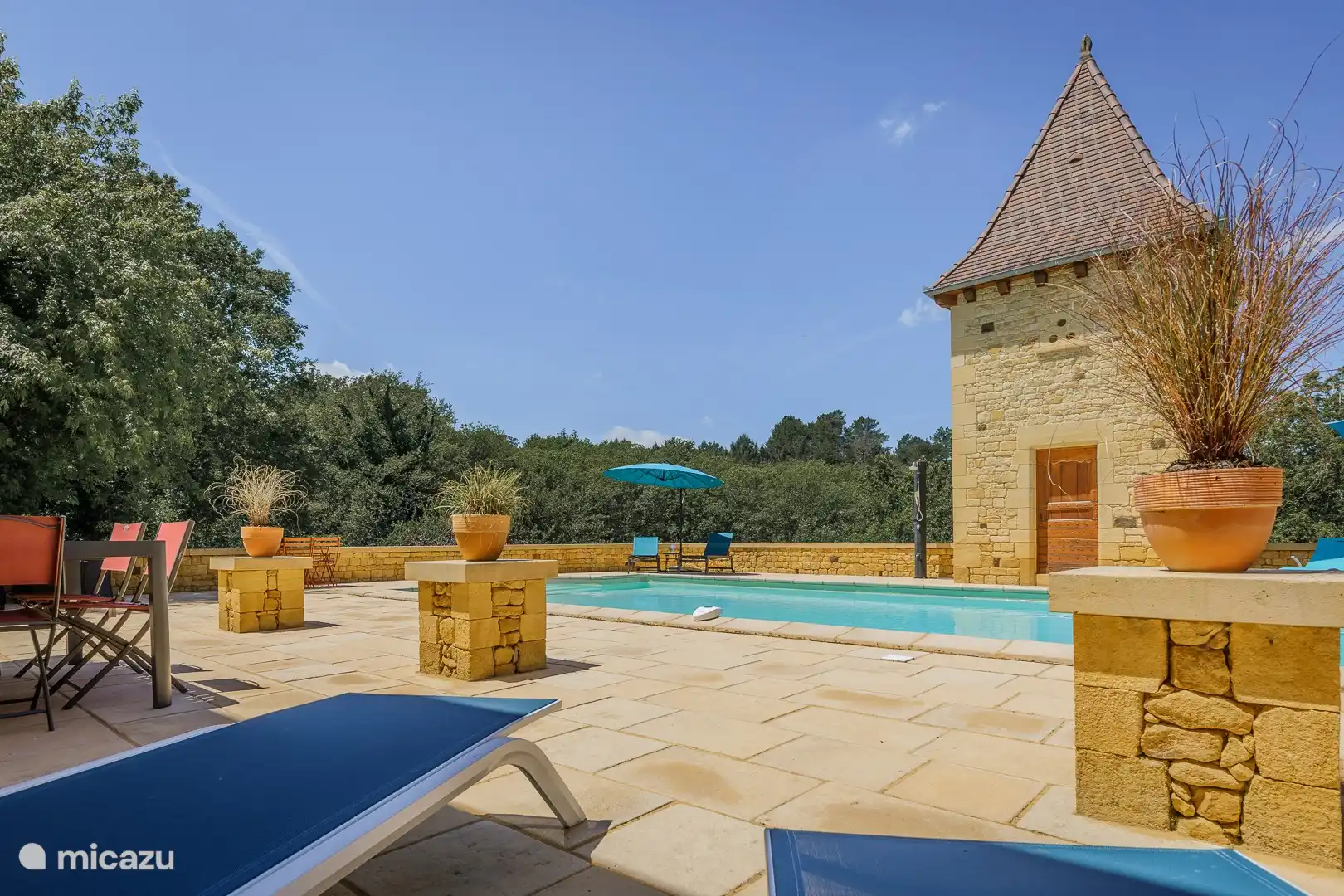 La terrasse spacieuse