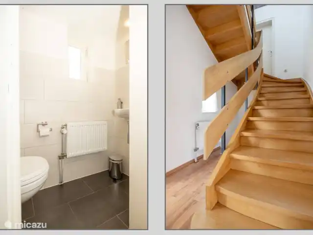 Villa Ennert | Allemagne, Sauerland, Winterberg - villa 2 toilettes invités supplémentaires dans la cage d'escalier - total 5 toilettes dans la Villa