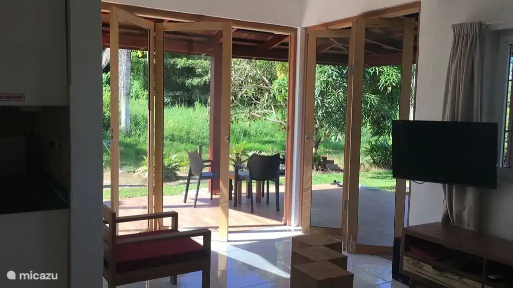 Die Einrichtung muss noch gemacht werden. Das Foto ist vom 14.06.18, kurz nach Abschluss der Renovierungsarbeiten.