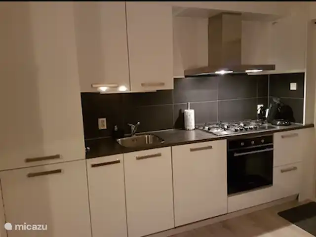 De Vlinder huren in Nederland, Gelderland, Winterswijk - bungalow en de vernieuwde keuken voorzien van oven, koelkast, diepvries en een vaatwasser, magnetron, senseo en een gewoon koffiezetapparaat.