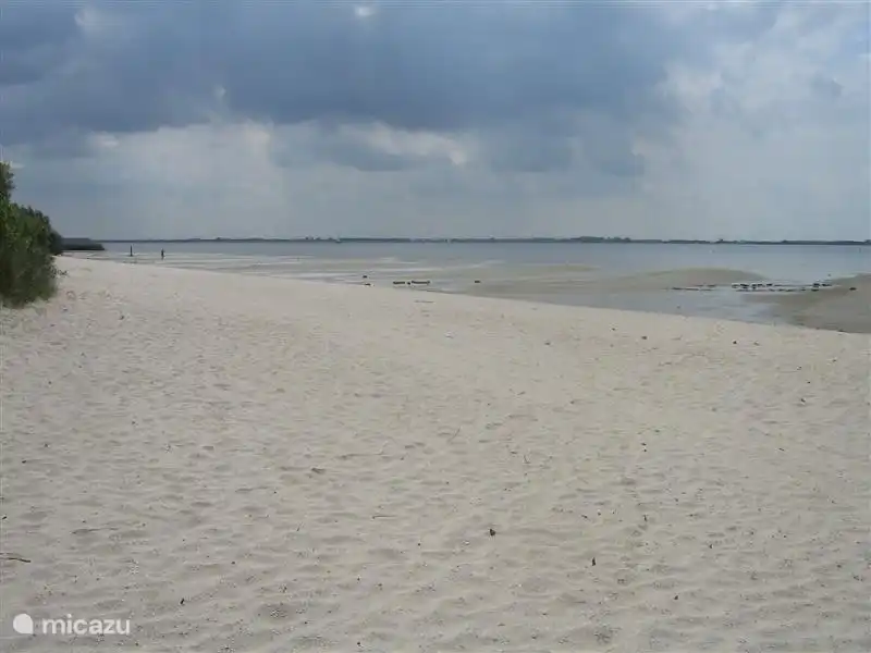 Strand und Haringvliet und der Nordseestrand ist nur wenige Gehminuten