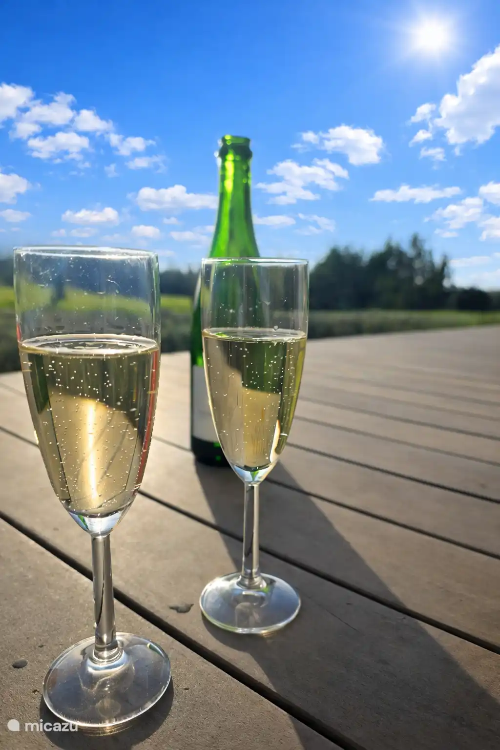 Uitzicht vanaf terras