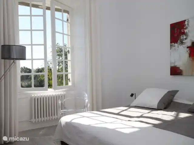 Villa de Banninck **** huren in Frankrijk, Charente, Laprade - villa Slaapkamer met badkamer en suite. Alle bedden in het huis zijn van hotel-kwaliteit (2,10m lang en 0,9/1,8m breed).