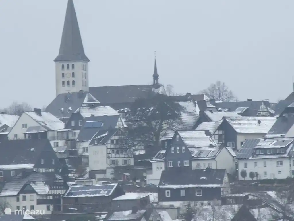 Hirschberg im Schnee