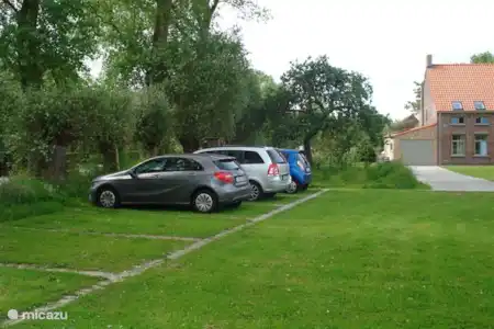 Ferienwohnung Belgien, Flandern, Brügge bauernhof Hoeve De Hagepoorter Parkplatz