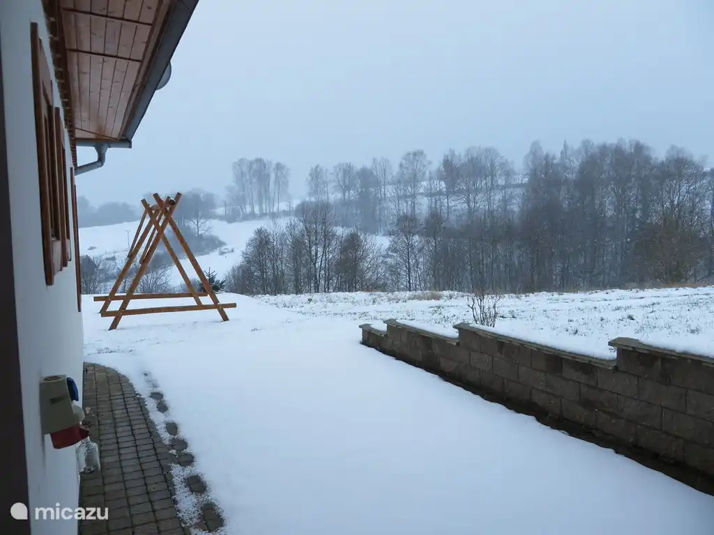 Vista desde la casa.