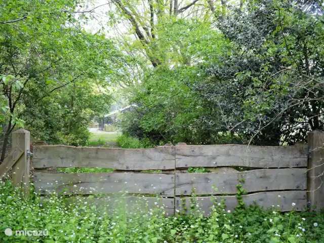 Appartement 'Tuinhuis' huren in Nederland, Drenthe, Diever - appartement Zicht op het tuinhuis vanaf de bovenrand