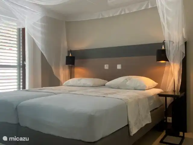 Villa la Brise | Bonaire, Bonaire, Santa Barbara - villa Les chambres ont des lits merveilleux pour une bonne nuit de sommeil.